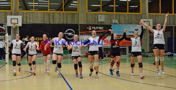 Volleyball Damen 3. Liga Süd SV Sinsheim gegen SG Bretzenheim 14.01.2017 (© Siegfried)